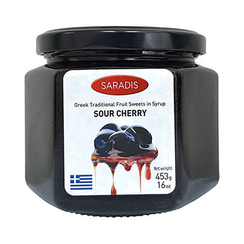 Saradis Sour Cherry in Sweet Syrup 453g