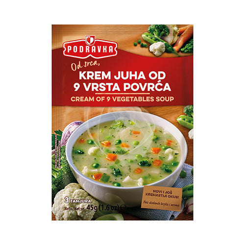 Podravka Cream of 9 Vegetable Soup 45g