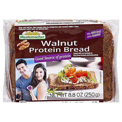 Mestemacher Protein Bread, Walnut, 8.8 oz