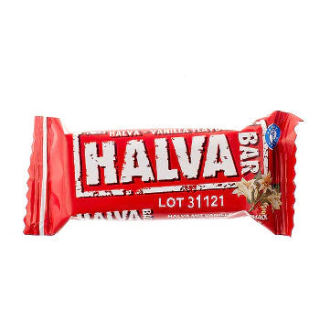 Haitoglou Vanilla Halva Snack Bars 40g
