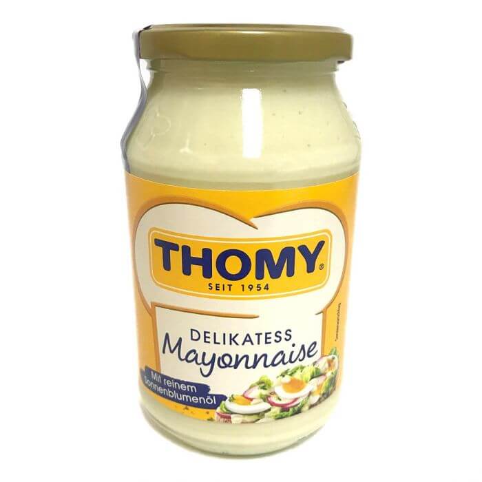 Mayonnaise Thomy Delikatess (glass jar)