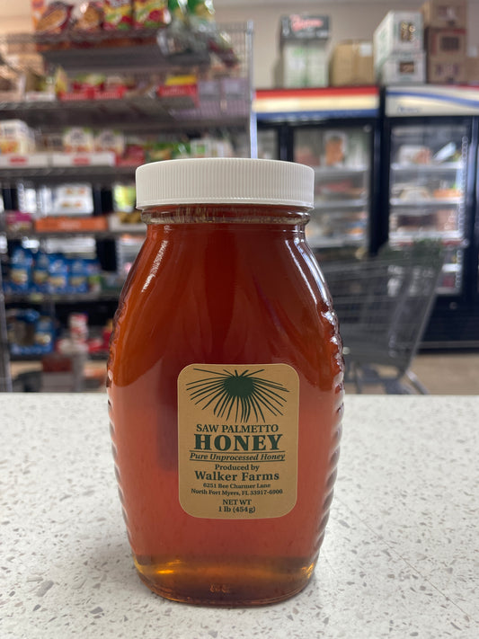 Walker Farms - Local Raw Saw Palmetto Honey