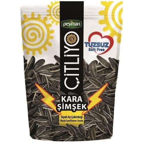 Peyman Kara simsek Black sunflower Seeds Unsalted 160g