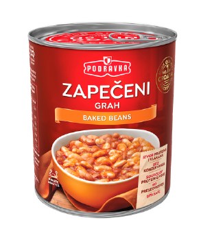 Podravka Baked Beans Zapaceni Grah 400g