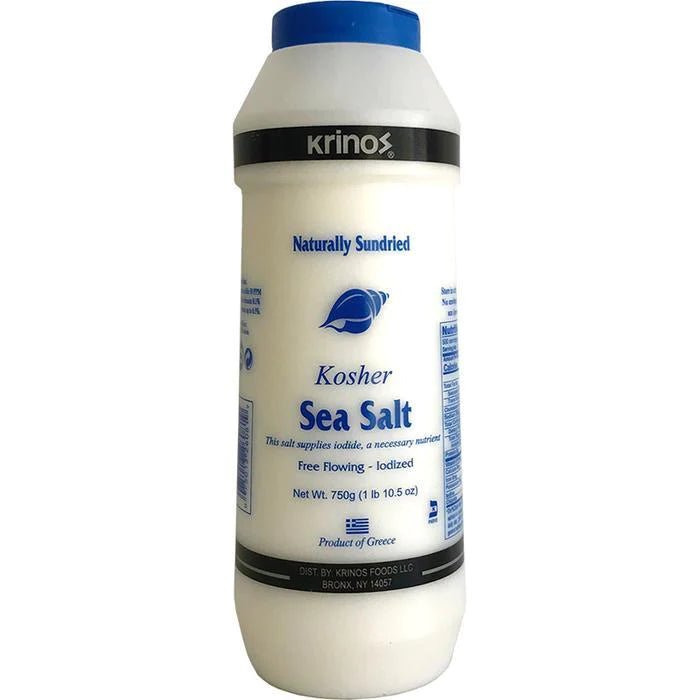 Krinos Kosher Sea Salt 750g