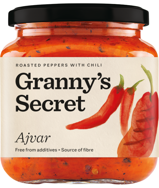 Grannys Secret Homemade Ajvar Mild 550g