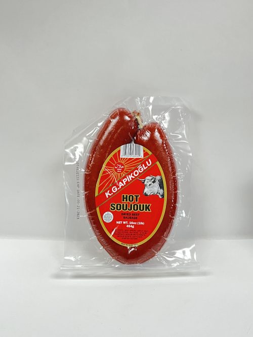 Apikoglou Soujouk Hot 1LB (Halal)