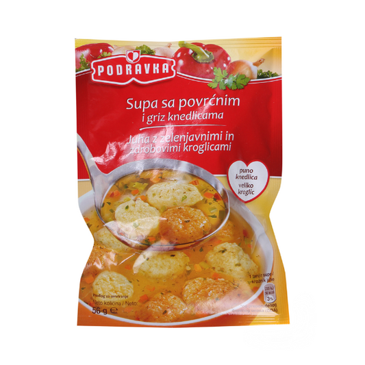 Podravka Vegetable Soup with Semolina Dumplings 58g