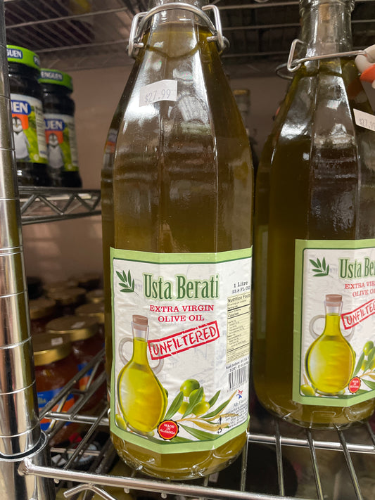 Usta Berati Albanian Olive Oil - Unfiltered 1 Litre