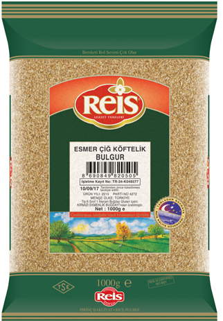 Reis Esmer Cig Koftelik Bulgur 1Kg