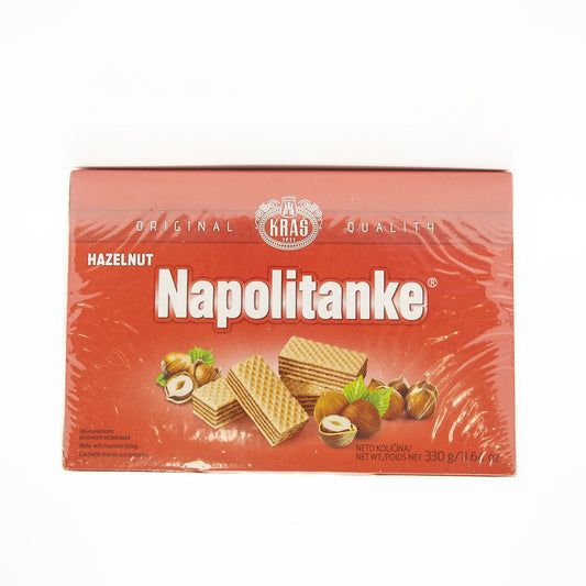 Kras Napolitanke Hazelnut Wafers 330g