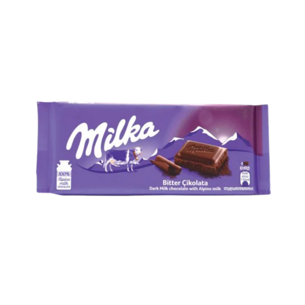 Milka Bittersweet Dark Chocolate Bar 100g