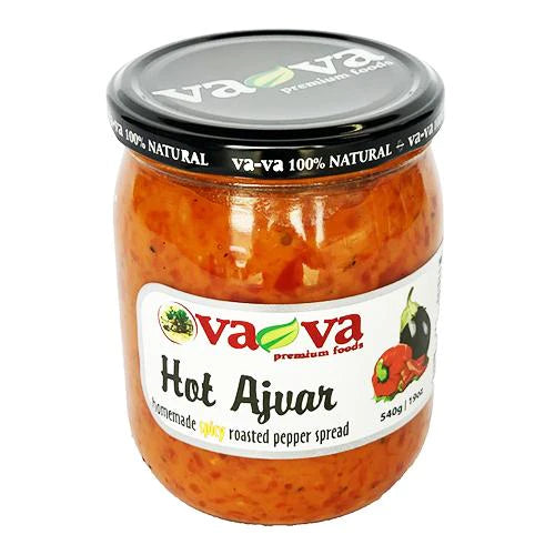 Vava Homemade Hot Roasted Pepper Ajvar 520g