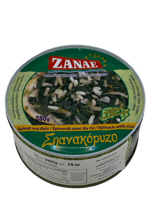 Zanae Spinach & Rice 280g