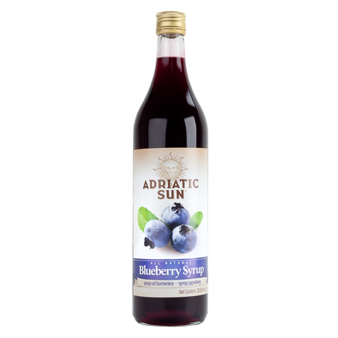 Adriatic Sun Blueberry Syrup 1 Lt