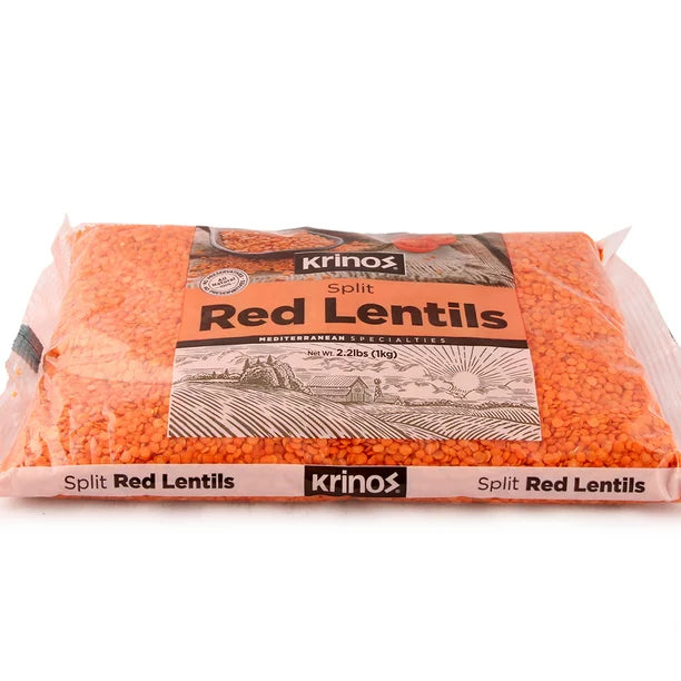 Krinos Split Red Lentils 1kg