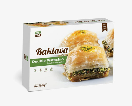 MODA Baklava with Double Pistachio 12oz (9pcs)