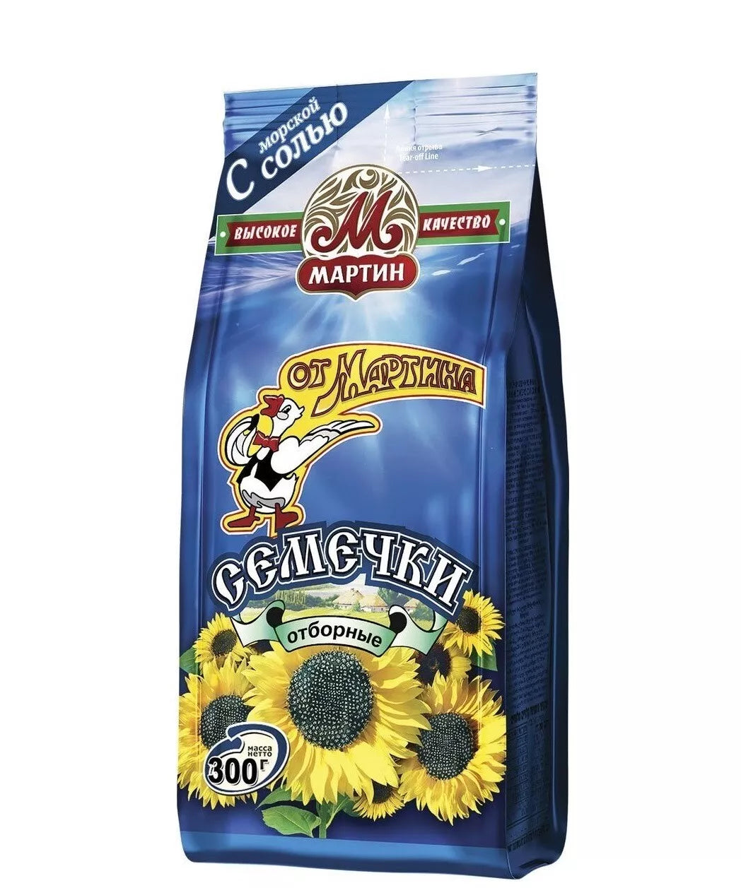 Russian Martin Fried Sunflower Seeds with Sea Salt 500g