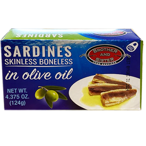 Brother & Sister Sardines in Olive Oil 124g