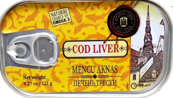 Old Riga Cod Liver in Oil 121g