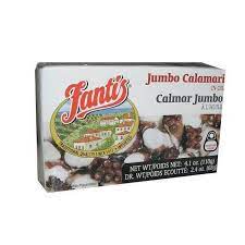 Fantis Jumbo Calamari in Oil 110g