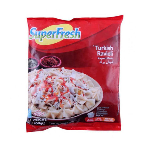 Superfresh Turkish Ravioli with Soy Filling 450g