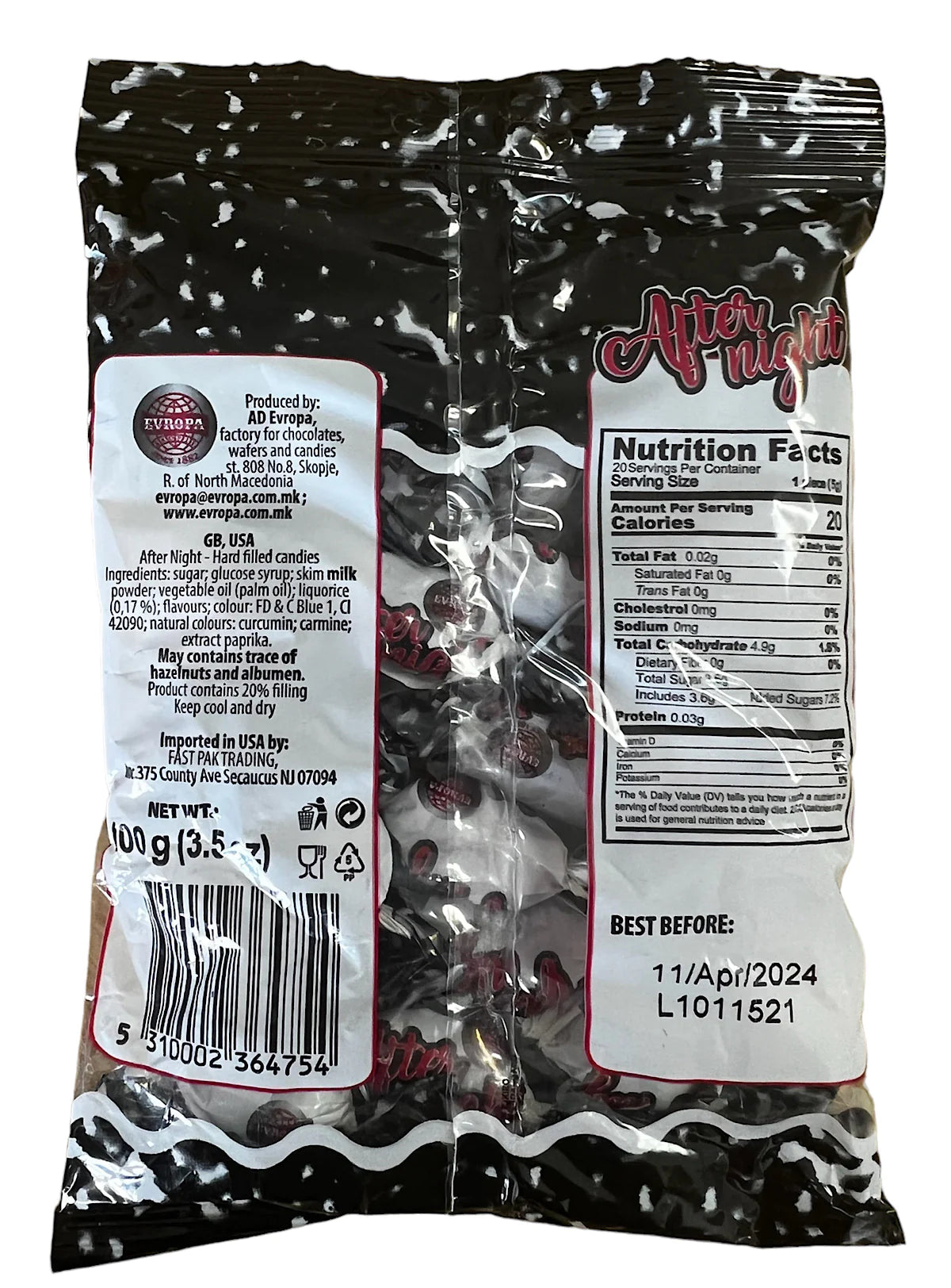 Evropa After Night Candy 100g