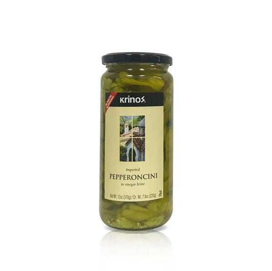 Krinos Pepperoncini in Vinegar Brine 13 oz