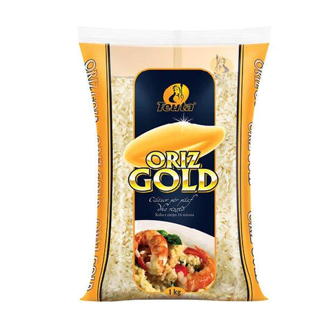 Teuta Rice Gold (Blue label) for Pilaf and Rissoto 1 kg