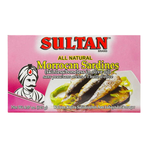 Sultan Sardines Skinless & Boneless in Olive Oil 125g