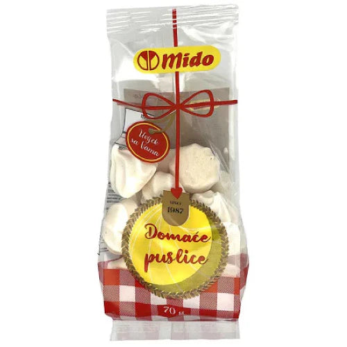 Mido Meringue Shells (Domace Puslice) 70g