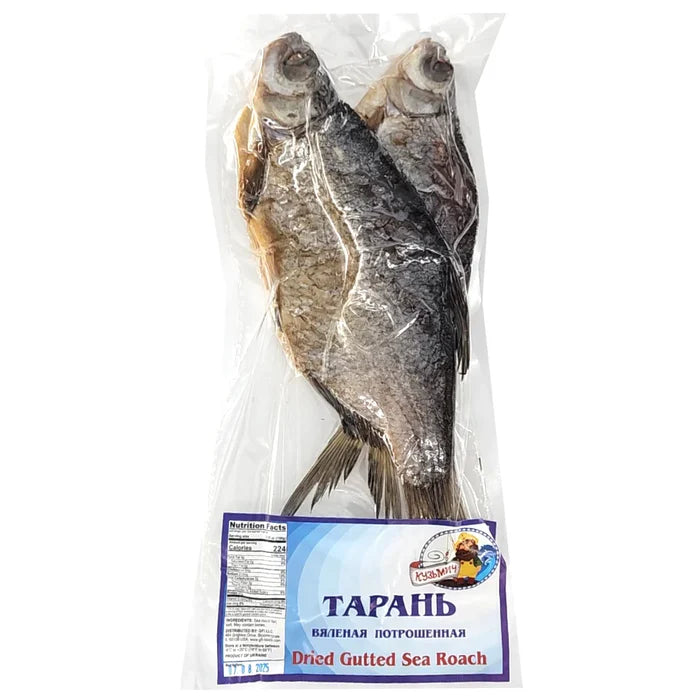 Sea Roach(TARANKA) Dried Gutted Fish Kuzmich (UKRAINE) 288g