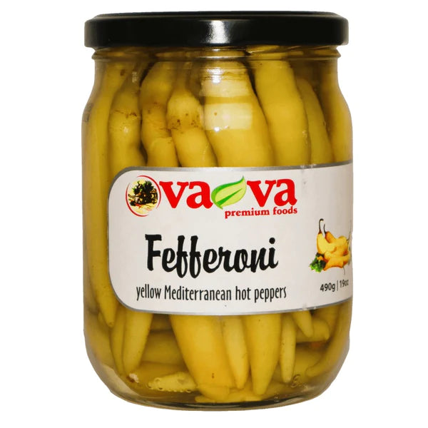 Hot Yellow Fefferoni Peppers 490g